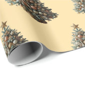 Weihnachtsbaumen Geschenkpapier (Rolleneckpunkt)
