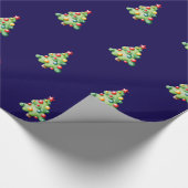 Weihnachtsbaumen Geschenkpapier (Ecke)