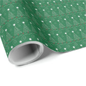 Weihnachtsbaumen Geschenkpapier (Rolleneckpunkt)