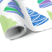 Weihnachtsbaumen Geschenkpapier (Rolleneckpunkt)