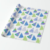 Weihnachtsbaumen Geschenkpapier (Ungerollt)