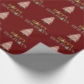 Weihnachtsbaumen Geschenkpapier (Ecke)