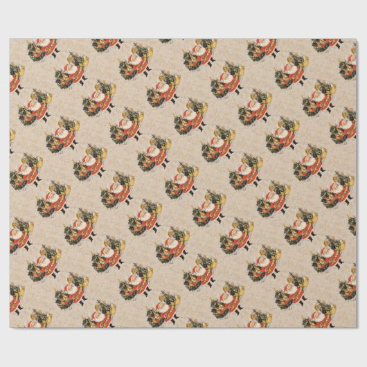 Weihnachtsbaumen Geschenkpapier (Flach)