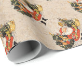 Weihnachtsbaumen Geschenkpapier (Rolleneckpunkt)