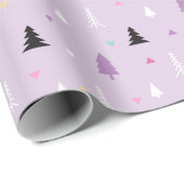 Weihnachtsbaumen Geschenkpapier (Rolleneckpunkt)