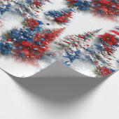 Weihnachtsbaumen Geschenkpapier (Ecke)