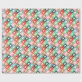 Weihnachtsbaumen Geschenkpapier (Flach)