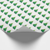 Weihnachtsbaumen Geschenkpapier (Ecke)