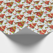 Weihnachtsbaumen Geschenkpapier (Ecke)