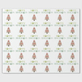 Weihnachtsbaumen Geschenkpapier (Flach)