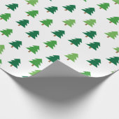 Weihnachtsbaumen Geschenkpapier (Ecke)