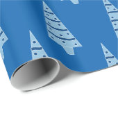 Weihnachtsbaumen Geschenkpapier (Rolleneckpunkt)