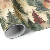 Weihnachtsbaumen Geschenkpapier (Rolleneckpunkt)