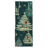 Weihnachtsbaumen-Geschenktasche Geschenktüte Für Weinflaschen (Rückseite)
