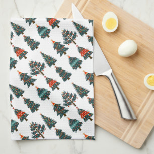 Weihnachtsbaumen Geschirrtuch