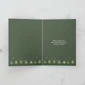 Weihnachtsbaumen Happy Holidays Green ID863 Feiertagskarte (Innenseite)