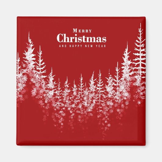 Weihnachtsbaumen Holiday Magnet (Vorne)