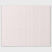 Weihnachtsbaumen in Rot und Weiß Geschenkpapier (Flach)