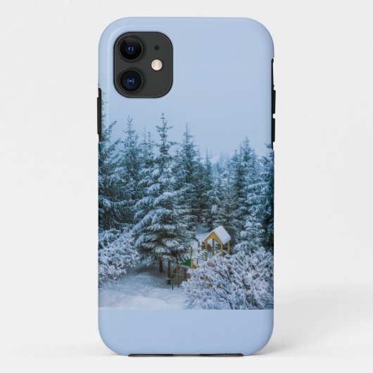 Weihnachtsbaumen iPhone Case (Rückseite)
