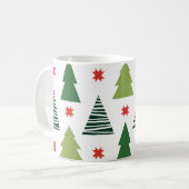 Weihnachtsbaumen Kaffeetasse (Vorderseite Links)