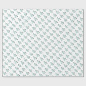 Weihnachtsbaumen KiniArt Geschenkpapier (Flach)