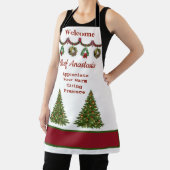 Weihnachtsbaumen Koch Ferienaufwertung Custom Schürze (InSitu)