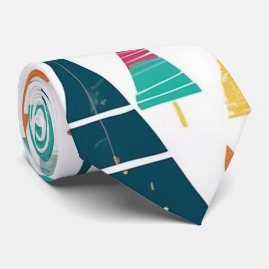 Weihnachtsbaumen Krawatte (Gerollt)