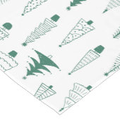 Weihnachtsbaumen Kurzer Tischläufer (Ecke)