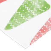 Weihnachtsbaumen Kurzer Tischläufer (Ecke)