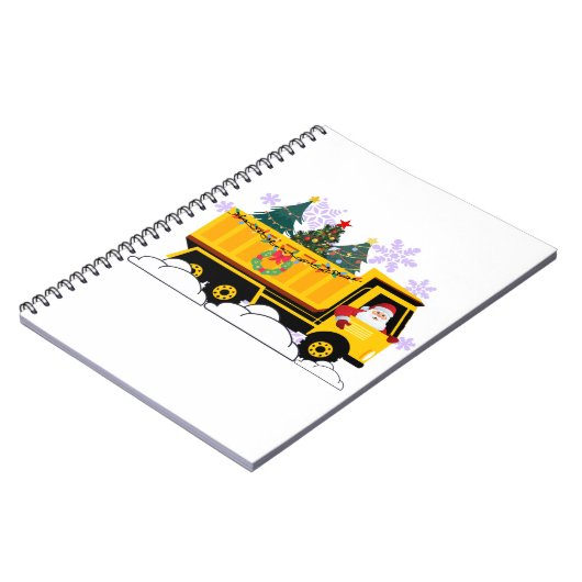 Weihnachtsbaumen liefern notizblock (Linke Seite)