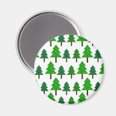 Weihnachtsbaumen Magnet (Vorderseite/Rückseite)