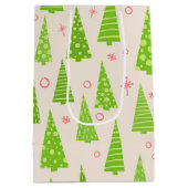Weihnachtsbaumen Mittlere Geschenktüte (Rückseite)