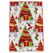 Weihnachtsbaumen Mittlere Geschenktüte (Rückseite)