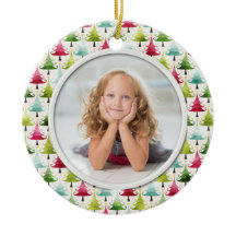 Weihnachtsbaumen Multicolor Foto