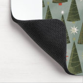 Weihnachtsbaumen Muster Tapete Pine Trees Mousepad (Ecke)