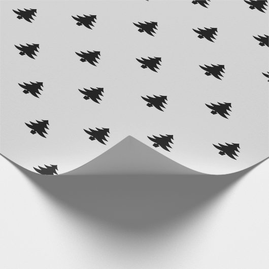 Weihnachtsbaumen niedlich geschenkpapier (Ecke)