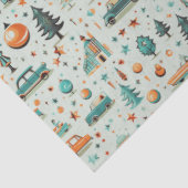 Weihnachtsbaumen Ornamente Fahrzeuge Grüne Weihnac Seidenpapier (Ausschnitt)