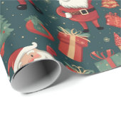 Weihnachtsbaumen Ornamente Weihnachten Weihnachten Geschenkpapier (Rolleneckpunkt)