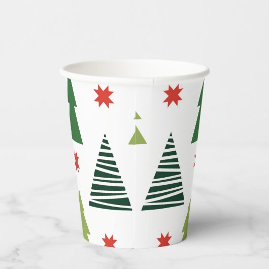 Weihnachtsbaumen Pappbecher (Rechts)