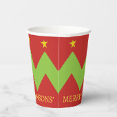 Weihnachtsbaumen Pappbecher (Rechts)