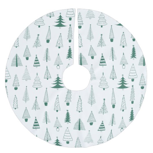 Weihnachtsbaumen Polyester Weihnachtsbaumdecke (Vorderseite)