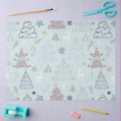 Weihnachtsbaumen Rentier Candy Canes Weihnachten Seidenpapier (Basteln)