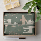 Weihnachtsbaumen Rentier Candy Canes Weihnachten Seidenpapier (Geschenk)