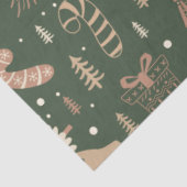 Weihnachtsbaumen Rentier Candy Canes Weihnachten Seidenpapier (Ausschnitt)