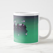 Weihnachtsbaumen Schatten von Grün Jumbo-Tasse (Rechts)
