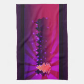 Weihnachtsbaumen Schattierungen von Lila Küchentuch (Vertikal)