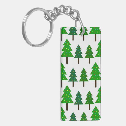 Weihnachtsbaumen Schlüsselanhänger (Vorderseite links)