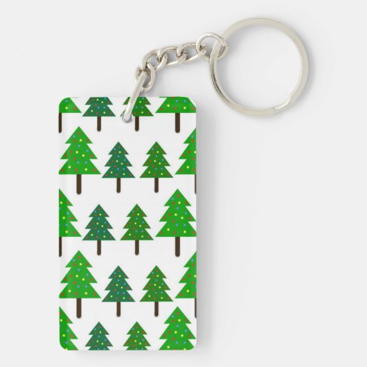 Weihnachtsbaumen Schlüsselanhänger (Rückseite)