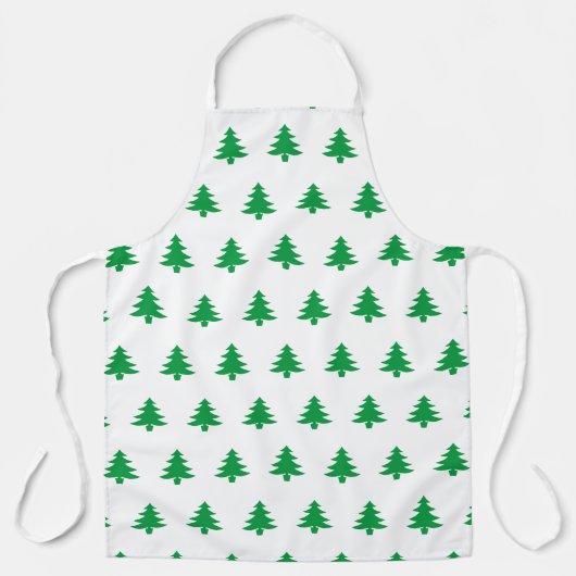 Weihnachtsbaumen Schürze (Vorderseite)