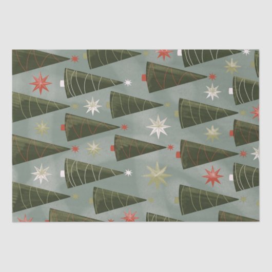 Weihnachtsbaumen Seidenpapier (Vorderseite)